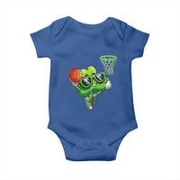 Funny St Patrick's Day Basketball Green Shamrock Baby Onesie