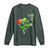 Funny St Patrick's Day Basketball Green Shamrock Long Sleeve Shirt