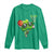 Funny St Patrick's Day Basketball Green Shamrock Long Sleeve Shirt