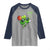 Funny St Patrick's Day Basketball Green Shamrock Raglan Shirt