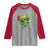 Funny St Patrick's Day Basketball Green Shamrock Raglan Shirt