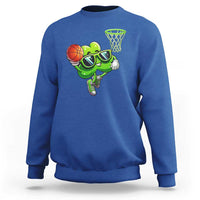Funny St Patrick's Day Basketball Green Shamrock Sweatshirt