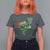 Funny St Patrick's Day Basketball Green Shamrock T Shirt For Women
