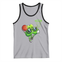 Funny St Patrick's Day Basketball Green Shamrock Tank Top