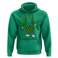 Funny St Patrick's Day Pickleball Lucky Shot Hoodie