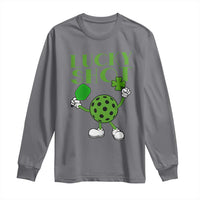 Funny St Patrick's Day Pickleball Lucky Shot Long Sleeve Shirt