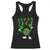 Funny St Patrick's Day Pickleball Lucky Shot Racerback Tank Top