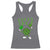 Funny St Patrick's Day Pickleball Lucky Shot Racerback Tank Top