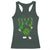 Funny St Patrick's Day Pickleball Lucky Shot Racerback Tank Top