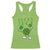 Funny St Patrick's Day Pickleball Lucky Shot Racerback Tank Top