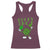 Funny St Patrick's Day Pickleball Lucky Shot Racerback Tank Top