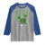 Funny St Patrick's Day Pickleball Lucky Shot Raglan Shirt