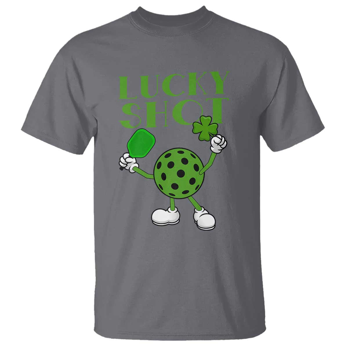 Funny St Patrick's Day Pickleball Lucky Shot T Shirt