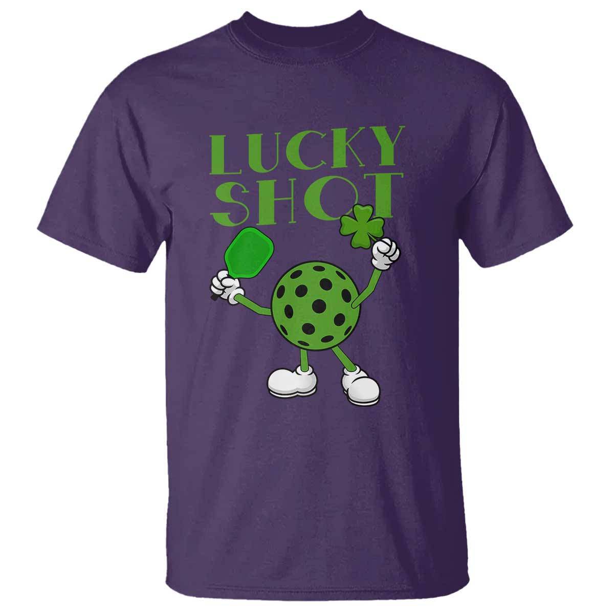 Funny St Patrick's Day Pickleball Lucky Shot T Shirt