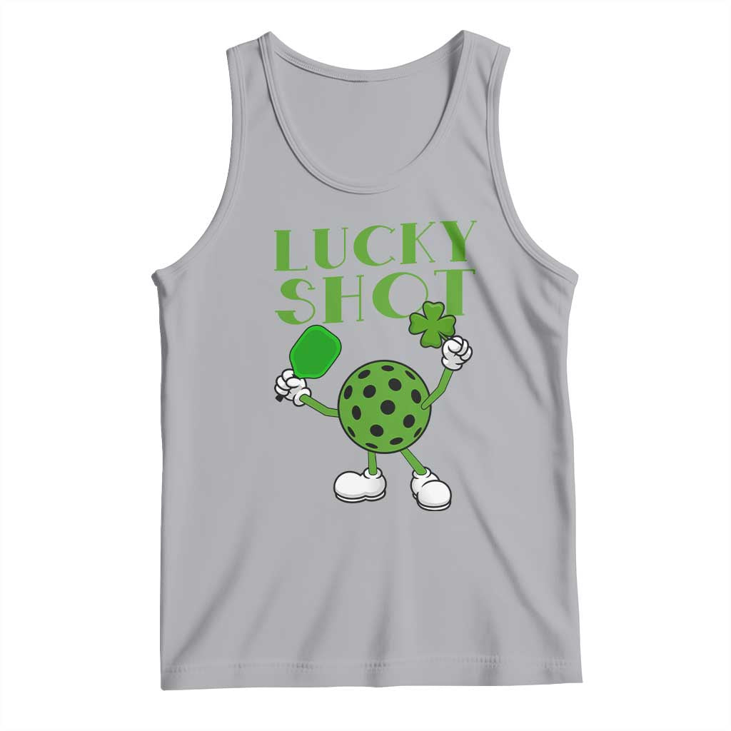Funny St Patrick's Day Pickleball Lucky Shot Tank Top