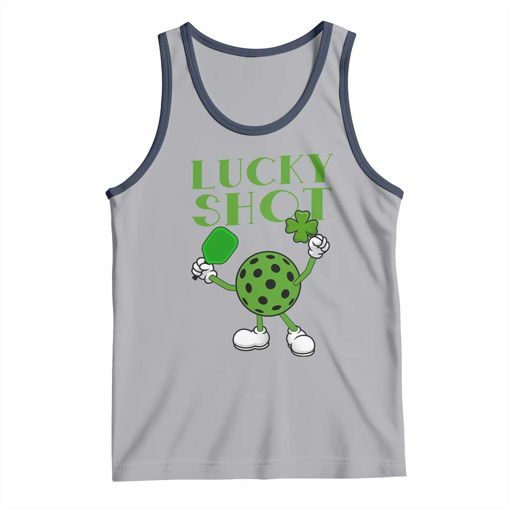 Funny St Patrick's Day Pickleball Lucky Shot Tank Top