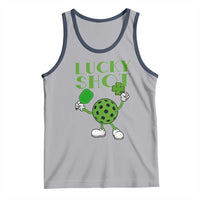 Funny St Patrick's Day Pickleball Lucky Shot Tank Top