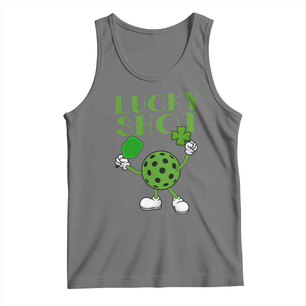 Funny St Patrick's Day Pickleball Lucky Shot Tank Top