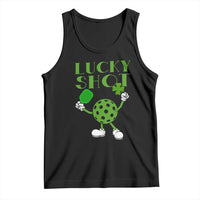Funny St Patrick's Day Pickleball Lucky Shot Tank Top