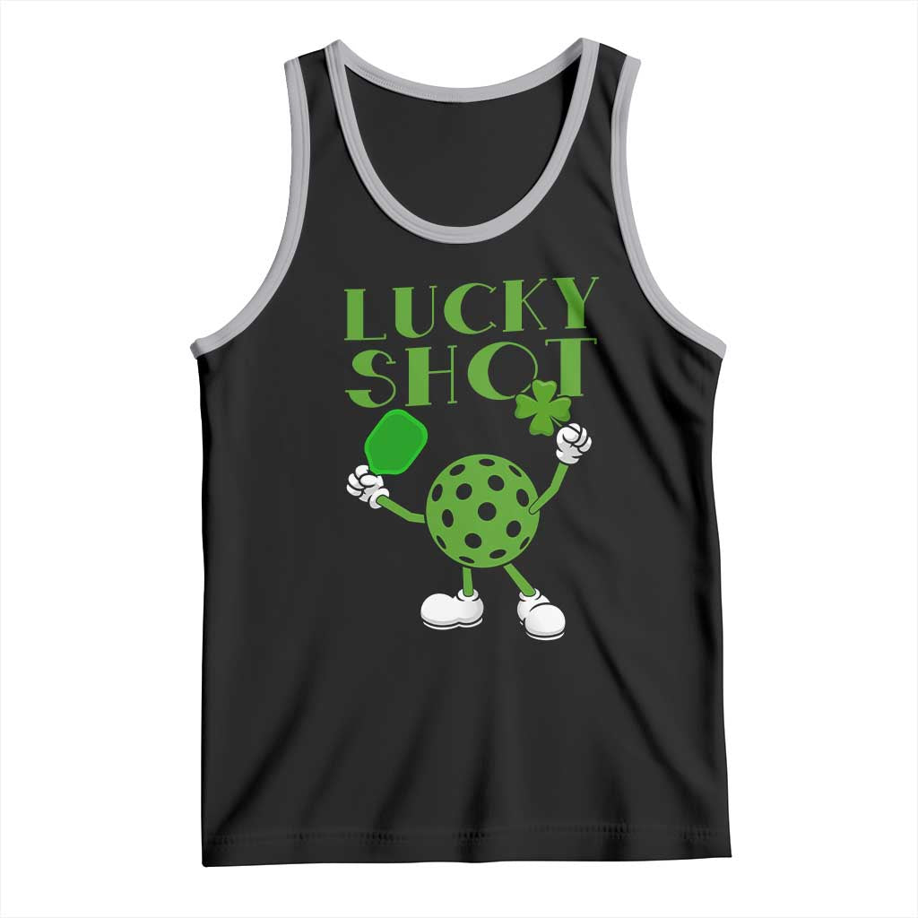 Funny St Patrick's Day Pickleball Lucky Shot Tank Top