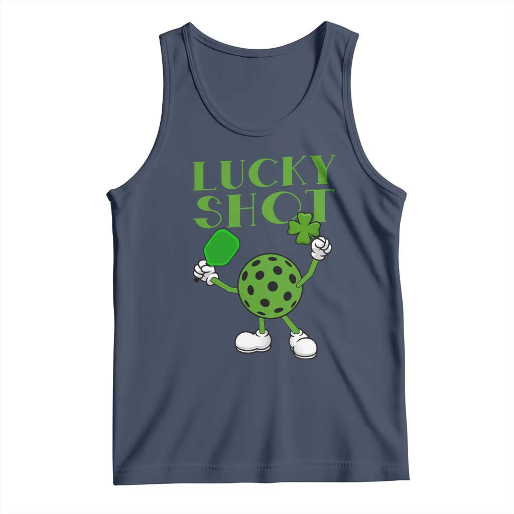Funny St Patrick's Day Pickleball Lucky Shot Tank Top