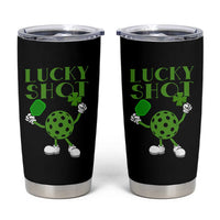 Funny St Patrick's Day Pickleball Lucky Shot Tumbler Cup