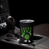 Funny St Patrick's Day Pickleball Lucky Shot Tumbler Cup