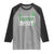 Funny St Patrick's Day Pickleball Raglan Shirt Lucky Shot Shamrock