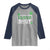Funny St Patrick's Day Pickleball Raglan Shirt Lucky Shot Shamrock