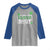 Funny St Patrick's Day Pickleball Raglan Shirt Lucky Shot Shamrock