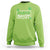 Funny St Patrick's Day Pickleball Sweatshirt Lucky Shot Shamrock