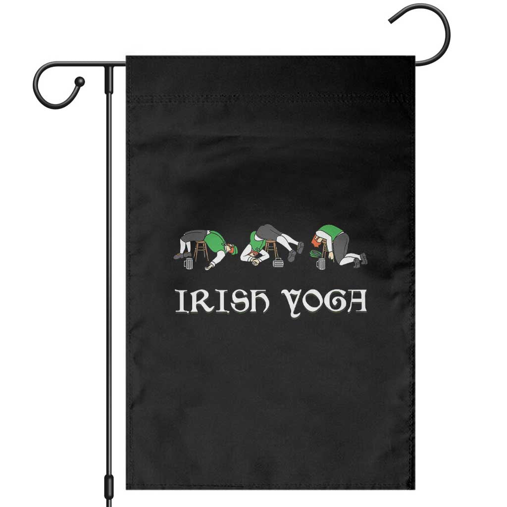 Funny St Patricks Day Beer Drinking Garden Flag Irish Yoga Leprechaun Beer Mug