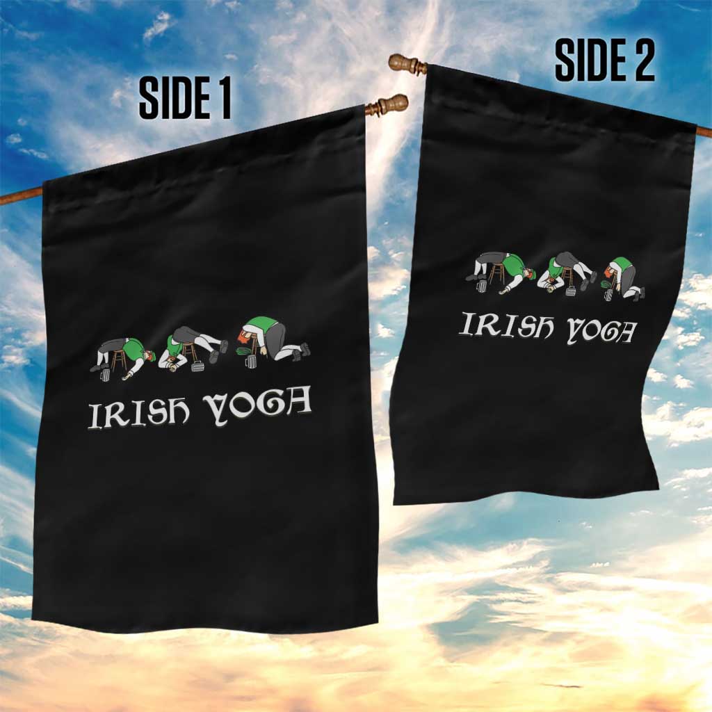 Funny St Patricks Day Beer Drinking Garden Flag Irish Yoga Leprechaun Beer Mug