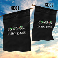 Funny St Patricks Day Beer Drinking Garden Flag Irish Yoga Leprechaun Beer Mug