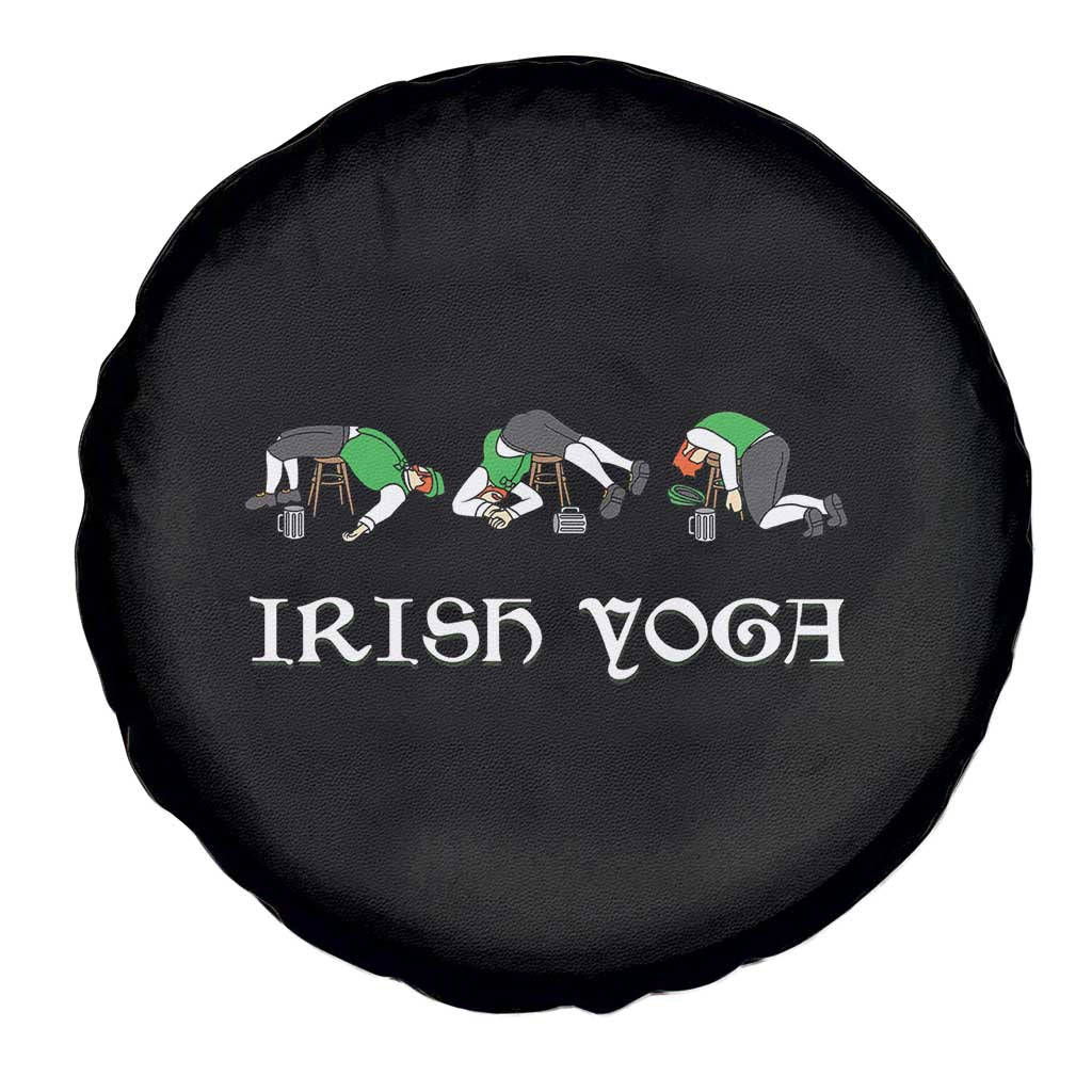 Funny St Patricks Day Beer Drinking Spare Tire Cover Irish Yoga Leprechaun Beer Mug