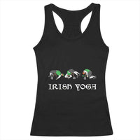 Funny St Patricks Day Beer Drinking Racerback Tank Top Irish Yoga Leprechaun Beer Mug
