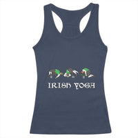 Funny St Patricks Day Beer Drinking Racerback Tank Top Irish Yoga Leprechaun Beer Mug