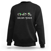 Funny St Patricks Day Beer Drinking Sweatshirt Irish Yoga Leprechaun Beer Mug
