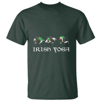 Funny St Patricks Day Beer Drinking T Shirt Irish Yoga Leprechaun Beer Mug