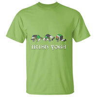 Funny St Patricks Day Beer Drinking T Shirt Irish Yoga Leprechaun Beer Mug