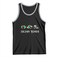 Funny St Patricks Day Beer Drinking Tank Top Irish Yoga Leprechaun Beer Mug