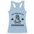 Funny St Patrick's Day Just Here For The Shenanigans Racerback Tank Top Frog Shamrock