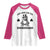 Funny St Patrick's Day Just Here For The Shenanigans Raglan Shirt Frog Shamrock