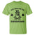 Funny St Patrick's Day Just Here For The Shenanigans T Shirt Frog Shamrock