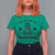 Funny St Patrick's Day Just Here For The Shenanigans T Shirt For Women Frog Shamrock