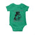 Funny St Patrick's Day Opossum Baby Onesie Just Here For The Shenanigans Shamrock