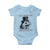 Funny St Patrick's Day Opossum Baby Onesie Just Here For The Shenanigans Shamrock