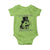Funny St Patrick's Day Opossum Baby Onesie Just Here For The Shenanigans Shamrock