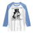 Funny St Patrick's Day Opossum Raglan Shirt Just Here For The Shenanigans Shamrock