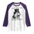 Funny St Patrick's Day Opossum Raglan Shirt Just Here For The Shenanigans Shamrock
